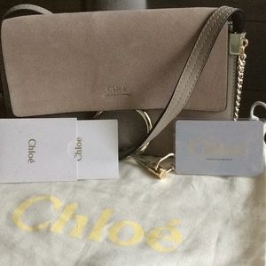 Chloé Faye Grey crossbody bag